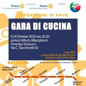 GARA DI CUCINA ROTARY CLUB VS RIPENSIAMO ROMA