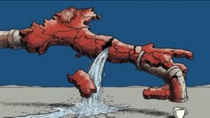 IN ITALIA SI DISPERDE QUASI META' DELL'ACQUA NELLA RETE IDRICA